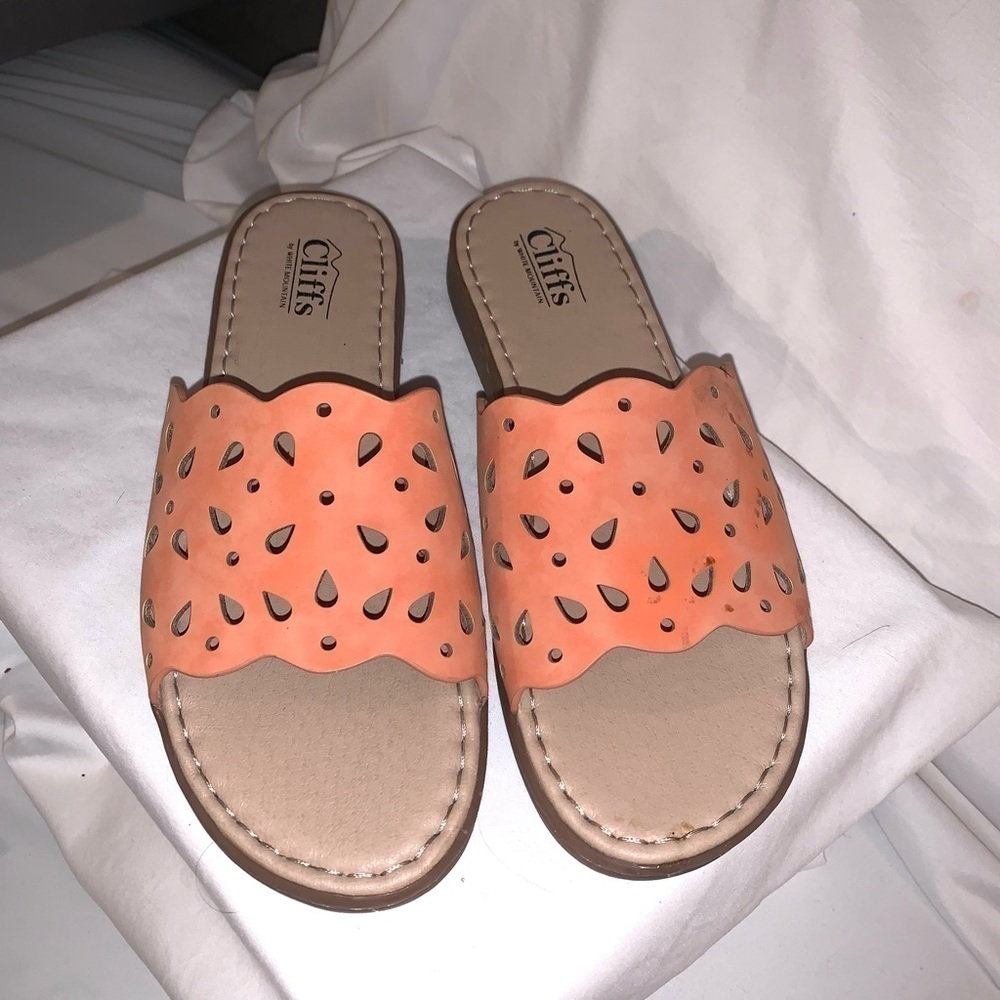 Cliffs by White Mountain Squad Slide Sandals Mango Size 9
